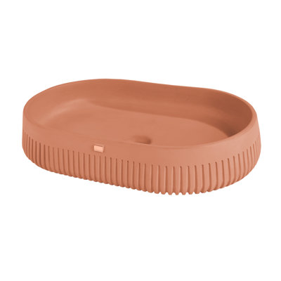 Papua Oval Concrete Vessel Sink