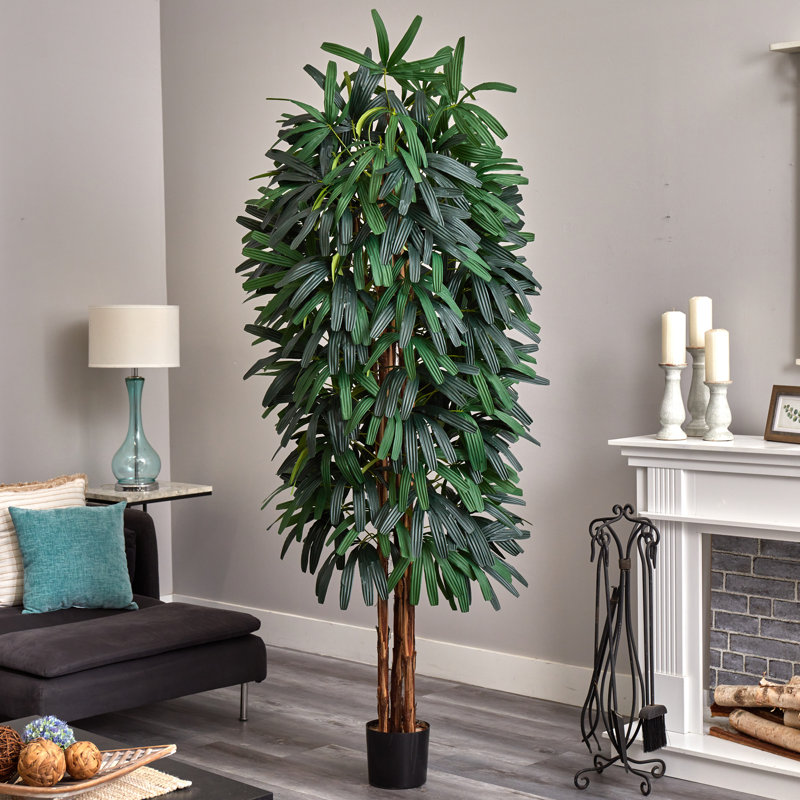 84'' Faux Palm Tree in Pot
