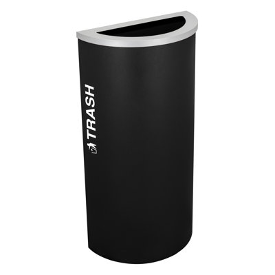 Kaleidoscope Series Steel Open Recycling Bin - 8 Gallons