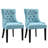 Berenis Tufted Linen Upholstered Elegant Dinning Chair-551275072-551275074