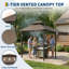 Pavillon de jardin robuste pour barbecue extérieur-125906130