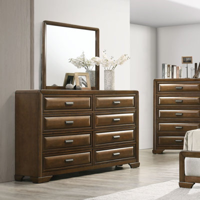 Fayann 8-Drawer Dresser And Mirror Set