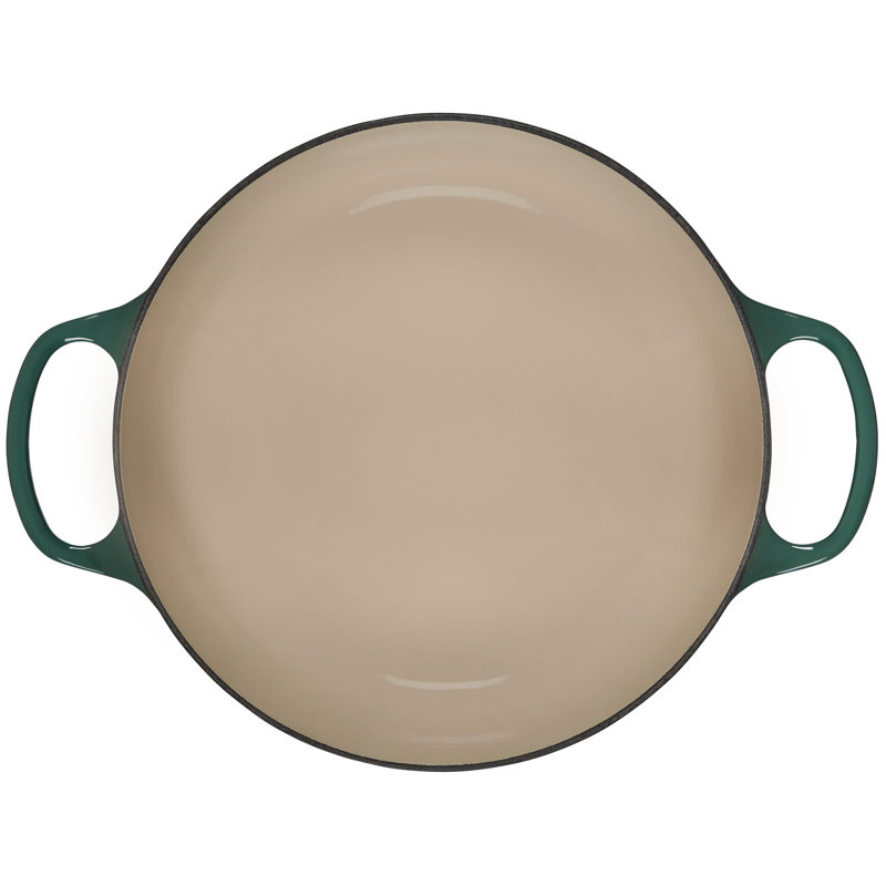 Artichaut Green Enameled Cast Iron 4.5 Quart Dutch Oven
