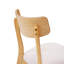 Chaises de salle à manger de style Mid-Century moderne, bois et tissu, parfaites pour les repas à domicile
