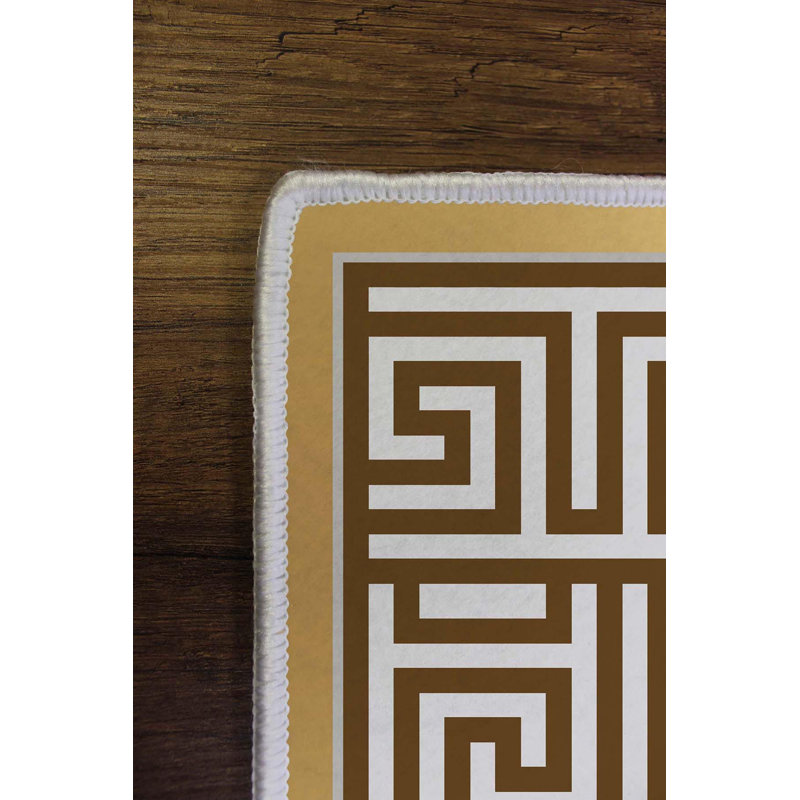 Premium Hall Carpet, 2.6 x 4.9 Feet, 100% Polyester, 650 gr/m² | Antibacterial, Non-Slip PVC Dot Underside, 0.3 in Pile Height | Machine Washable, 3D Digital Print, Durable & Stylish for Home Décor