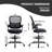 Nenney Ergonomic Mesh and Metal Drafting Chair with Adjustable Footrest-523118068-523118069