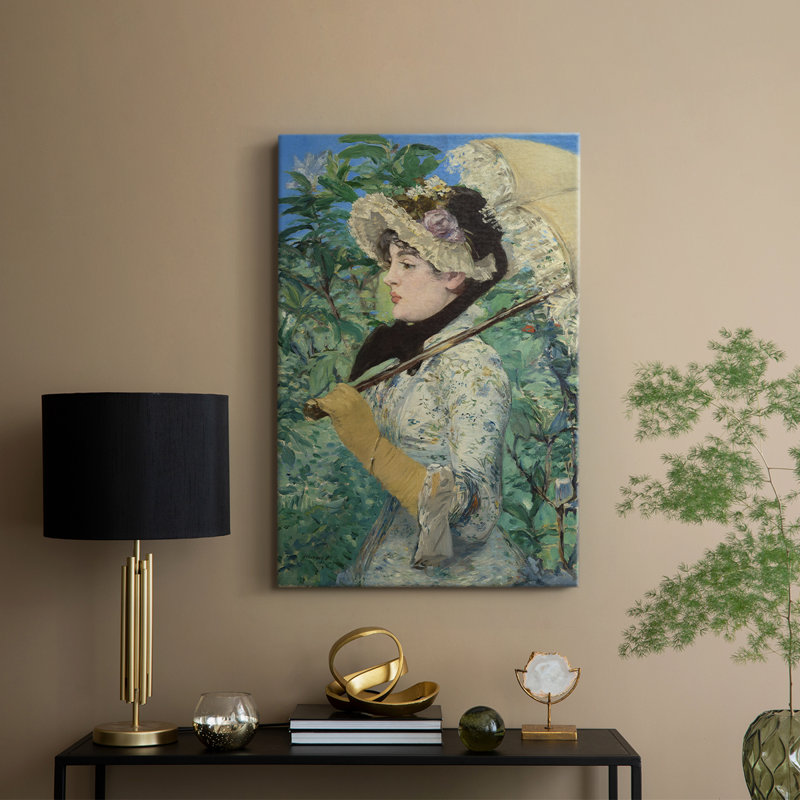 Paysage rétro liv - galerie Cavas, H 18 po x l 12 po