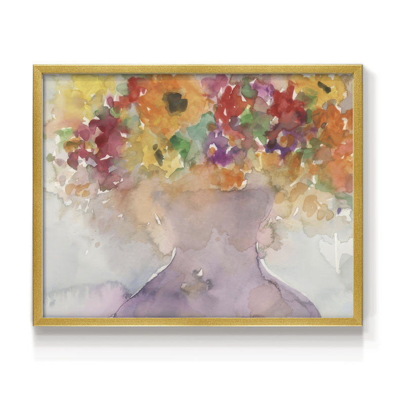 «Garden Flair I», reproduction encadrée, H 16 po x l 20 po