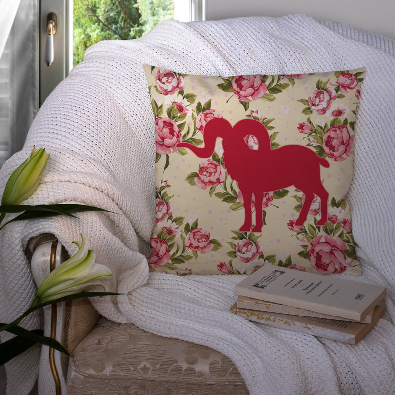  Coussin Sheep Shabby Elegance, Jaune clair
