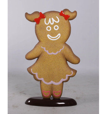 Alzira Gingerbread Cookie Over Sized Statue