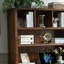 Bureau rectangulaire en bois massif brun noisette-1161728255