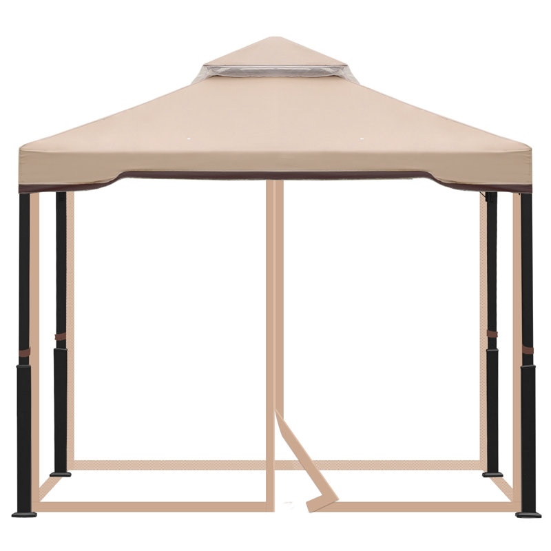 Abri de jardin pour auvent portatif, Kaki