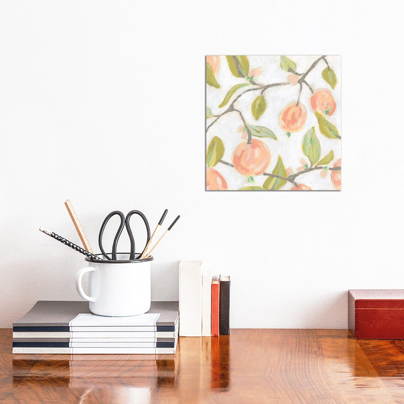 Fresh Fruit Fresco II by June Erica Vess - Wrapped Canvas Gallery-Wrapped Canvas Giclée, 30.48cm H x 30.48cm W