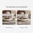 Cream style creative minimalist rotating end table