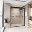 56 à 60 po X P 72 po H Double porte de douche coulissante-114015955