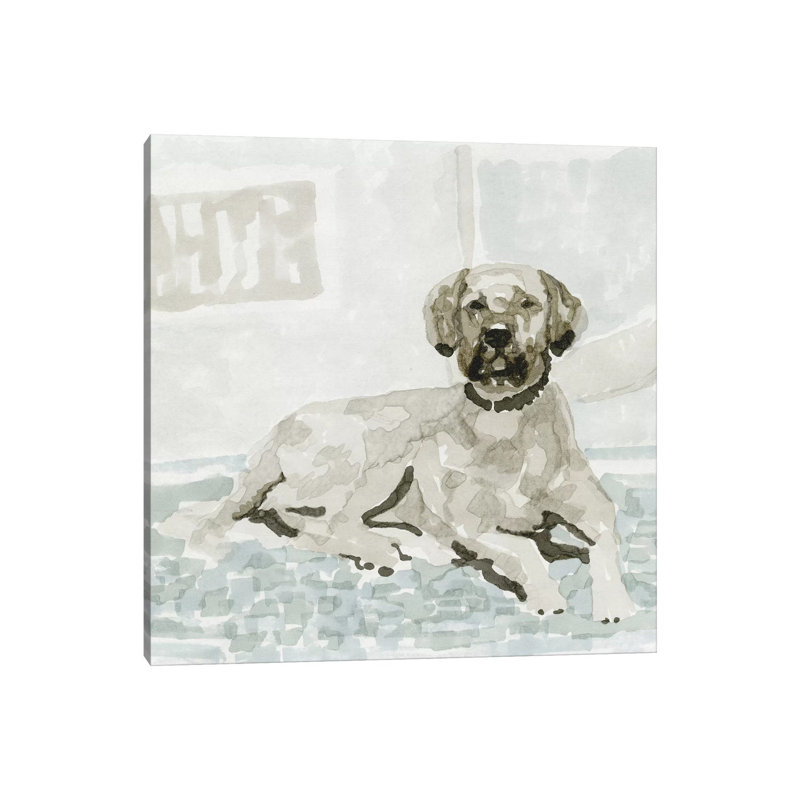 Dog Study I by Stellar Design Studio - Gallery-Wrapped Canvas Giclée on Canvas, Wrapped Canvas, 30.48 cm H x 30.48 cm W