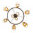 48" Wide Cartier 9 Light Cascading Chandelier