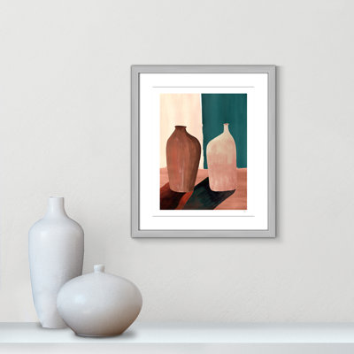 Contrast Pots Print par Violets Print House