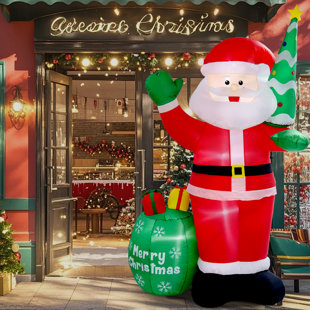 Plusieurs lumières de Noël gonflables décoratives à DEL