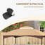 Auvent de remplacement pour pavillon de jardin, toit supérieur de pavillon d'extérieur à 2 niveaux-2034860384