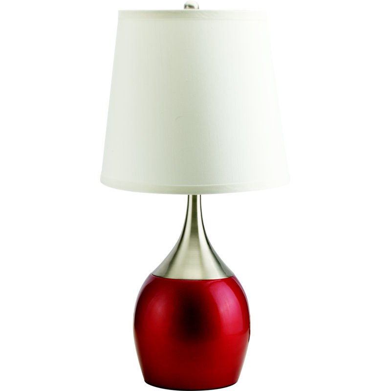 Ellijay Metal Table Lamp, Red