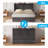 Queen Murphy Bed Cabinet with USB, 2 Drawers (Mattress Not Included)-620178001