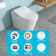 Smart Toilet With Bidet Built In