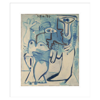 Couple par Pablo Picasso - Impression sur toile