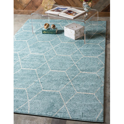 Tapis turquoise Tellaro