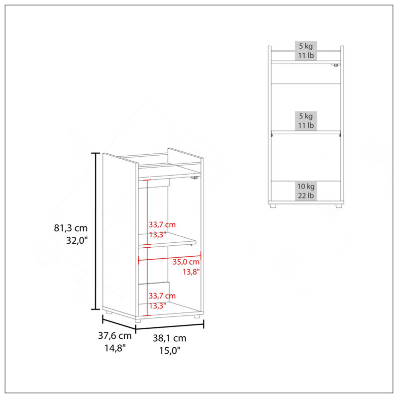 Lampe-penderie Minibar, salon, noir, Noir