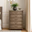 Commode 5 tiroirs en bois Howley