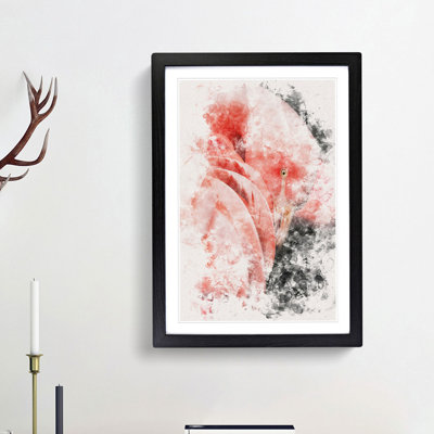 Pink Flamingo - Framed Print