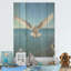«Seagull Costal Horizon I» - art mural en bois côtier sur bois de pin naturel-2015569452