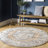Mattawa Oriental Power Loom Performance Peach/Blue Rug-1630847714
