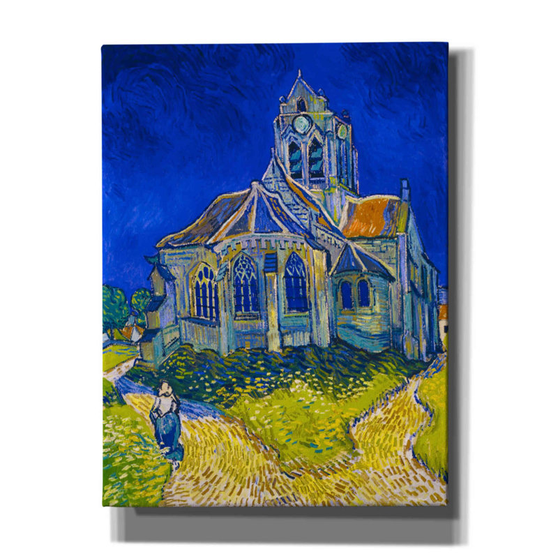 «The Church In Auvers-Sur-Oise, View From The Chevet» par Vincent Van Gogh, estampe numérique sur toile