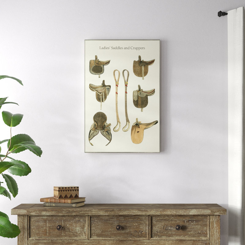 «Lady Saddles» par Vision Studio, impression sur toile, H 36 po x l 24 po