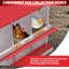 Boîte de nidification 6 trous avec pieds (rouge)-547202644