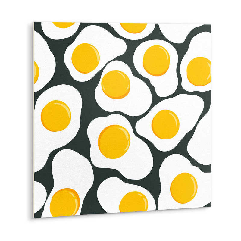 Self Adhesive Vinyl Splashback Wall Tiles Sticker Peel Stick set 9 pieces 30x30 cm Cartoon eggs