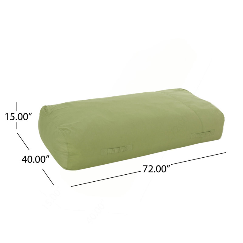 Fauteuil à billes Kasper résistant à l'eau 6 pi x 3 pi, vert