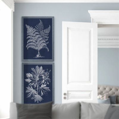 Lustr Foliage Chintz VI "- ensemble de 2 reproductions d'art
