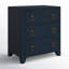Commode 3 tiroirs en raphia Cleo-438596407