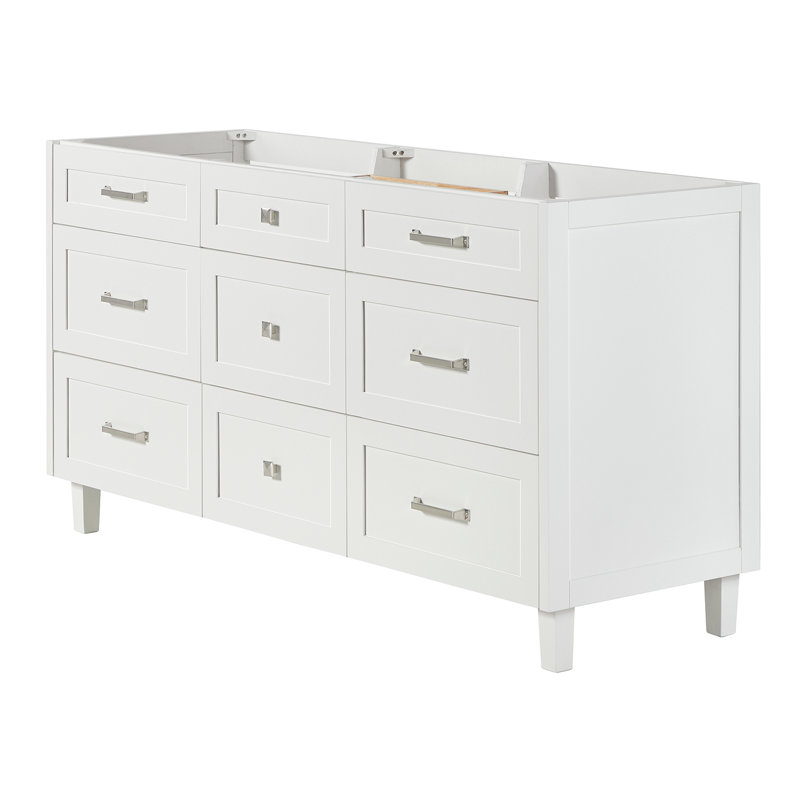Armoire à double cuve Ariel Monreau, Blanc