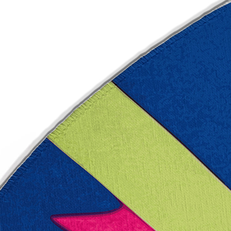 Tapis intérieur et extérieur Spectral Wave, Rond 5 pi