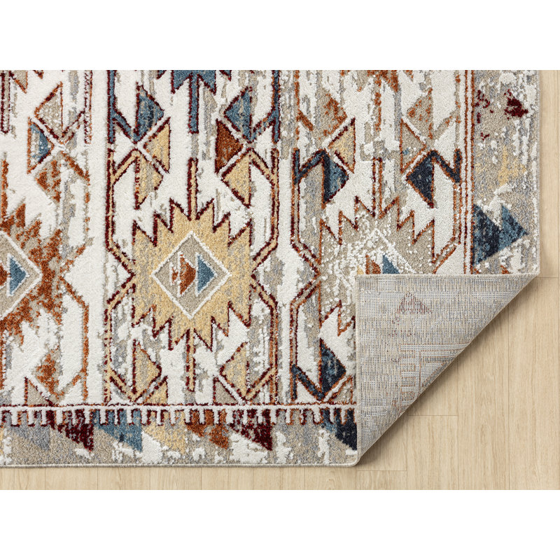 Tapis multicolore Afsana Woodlands, Rectangle 10 pi x 13 pi 2 po