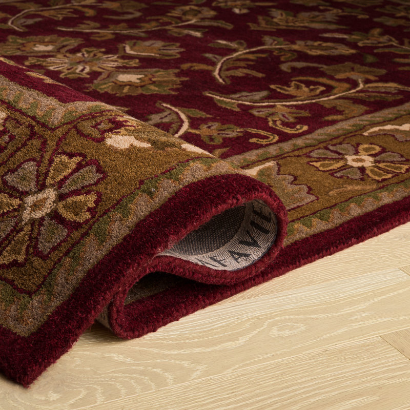 Tapis oriental en laine touffeté à la main Gorham, Rectangle 4 pi x 6 pi