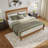 Abingt Solid Wood Foundation Bed -147573159-212219352