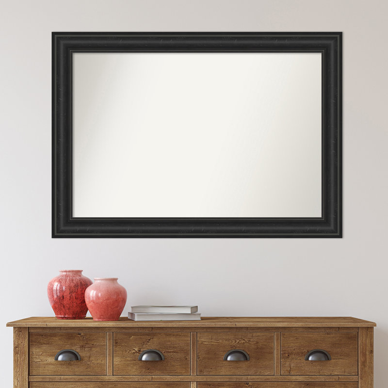 Miroir mural de salle de bain noir non biseauté 23,5 po x 29,5 po Shipwreck, 29,5 po x 41,5 po