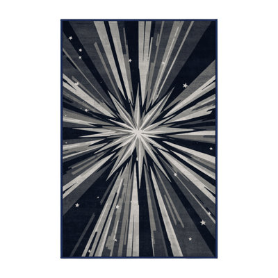 Tapis gris doux et moelleux Evart Bold & Eclectic
