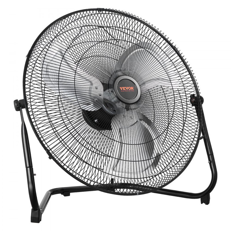 Ventilateur de sol 18 pouces 3 vitesses 360 °, H 20,39 po x l 20,87 po x P 11,02 po