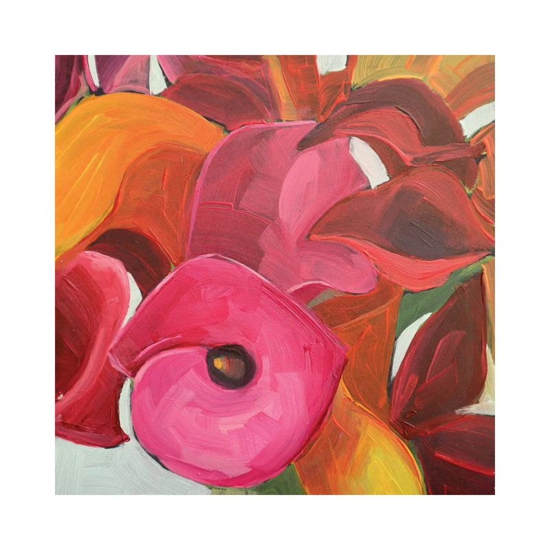 Callas by Monica Linares - Wrapped Canvas Painting, 30.48 cm H x 30.48 cm W